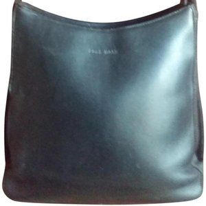 Vintage Cole Haan black leather hobo bag